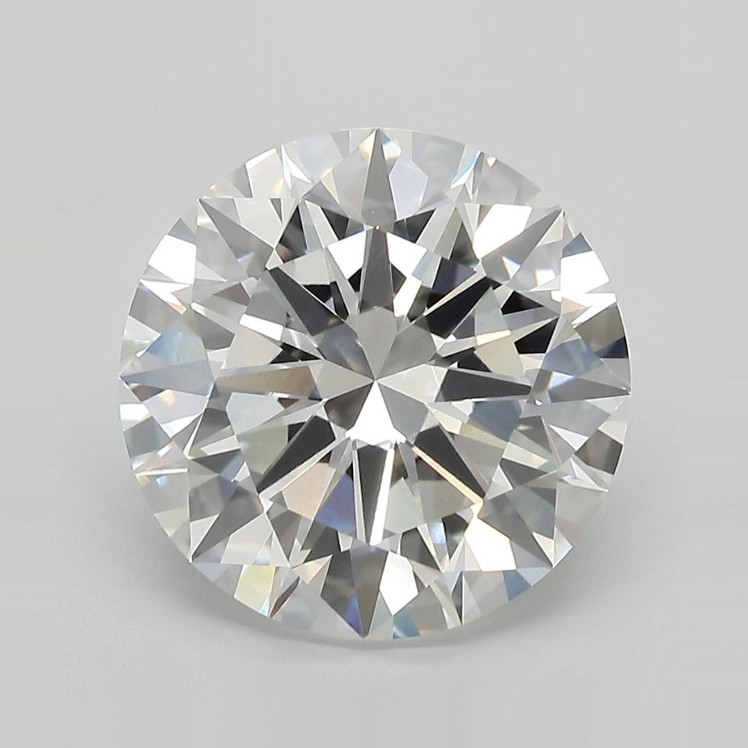 6.36 Carat E-VVS2 Round Lab Diamond