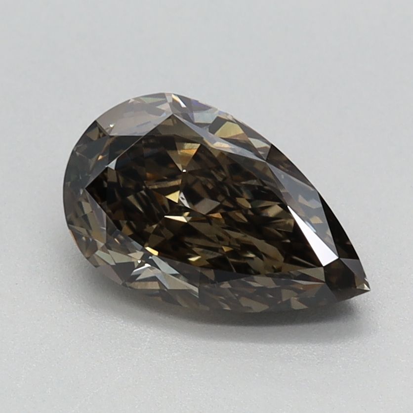 1 Carat Pear Cut Fancy Grey