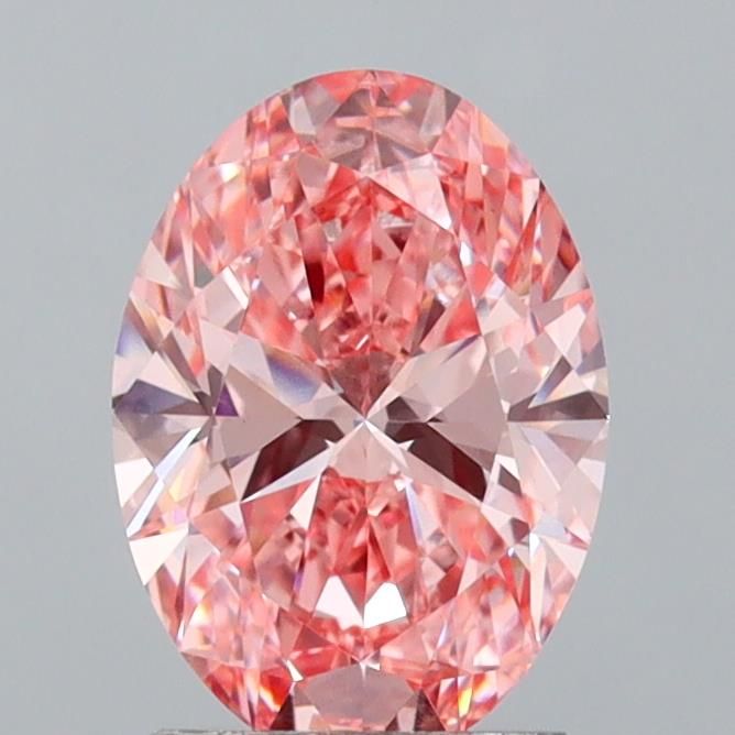 2.00 Carat Oval Cut Fancy Pink