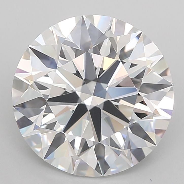4.54 Carat D-IF Round Lab Diamond