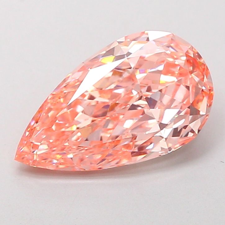 3.63 Carat Pear Cut Fancy Pink