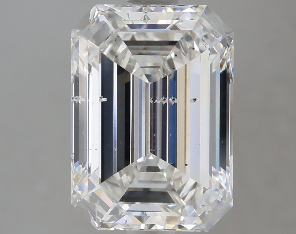 3.06 Carat F-SI1 Emerald Lab Diamond
