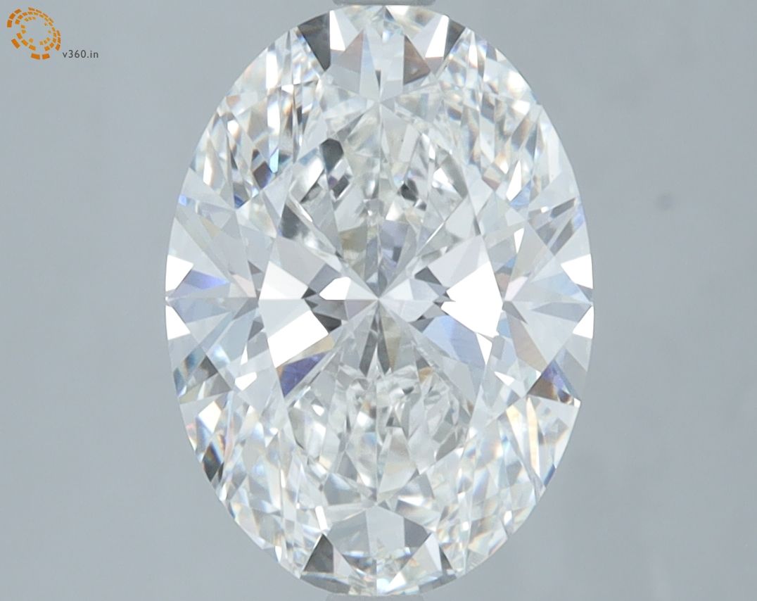 3.08 Carat F-VVS2 Oval Lab Diamond