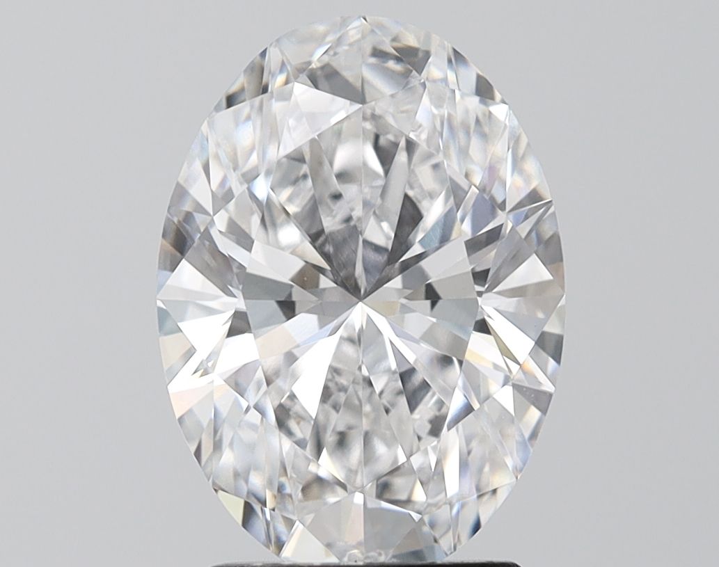 3.40 Carat D-VVS2 Oval Lab Diamond