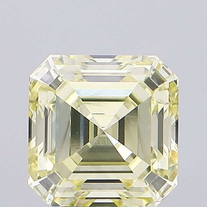 5.35 Carat Asscher Cut Fancy Yellow