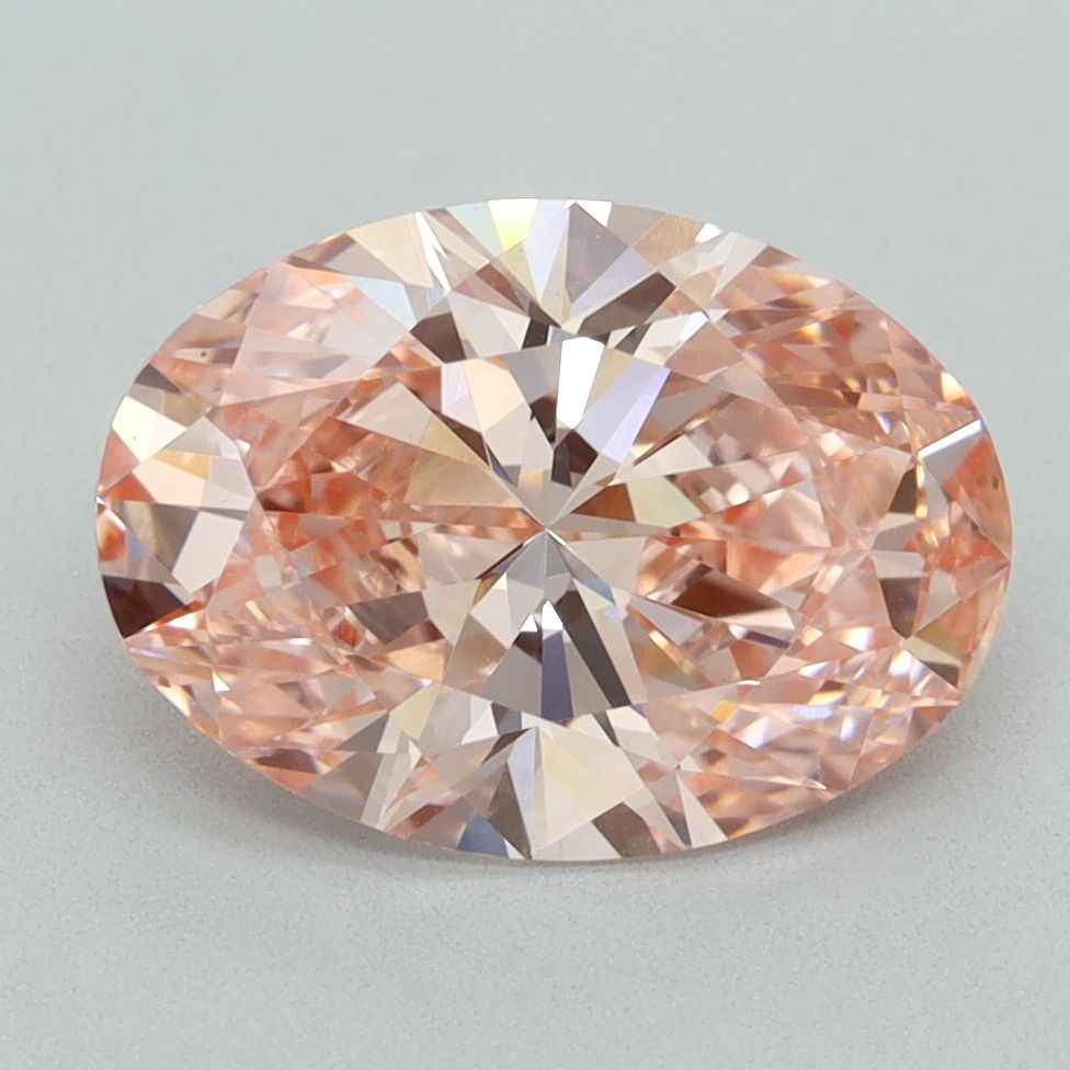 3.00 Carat Oval Cut Fancy Pink
