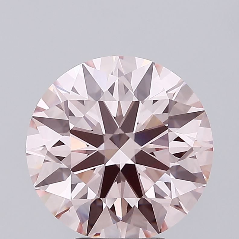 6.02 Carat Round Cut Fancy Pink