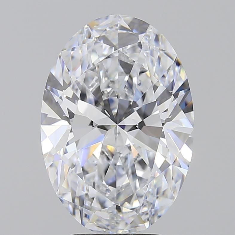 4.06 Carat E-IF Oval Lab Diamond