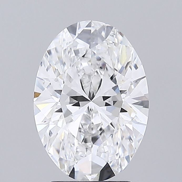 2.68 Carat E-VVS2 Oval Lab Diamond