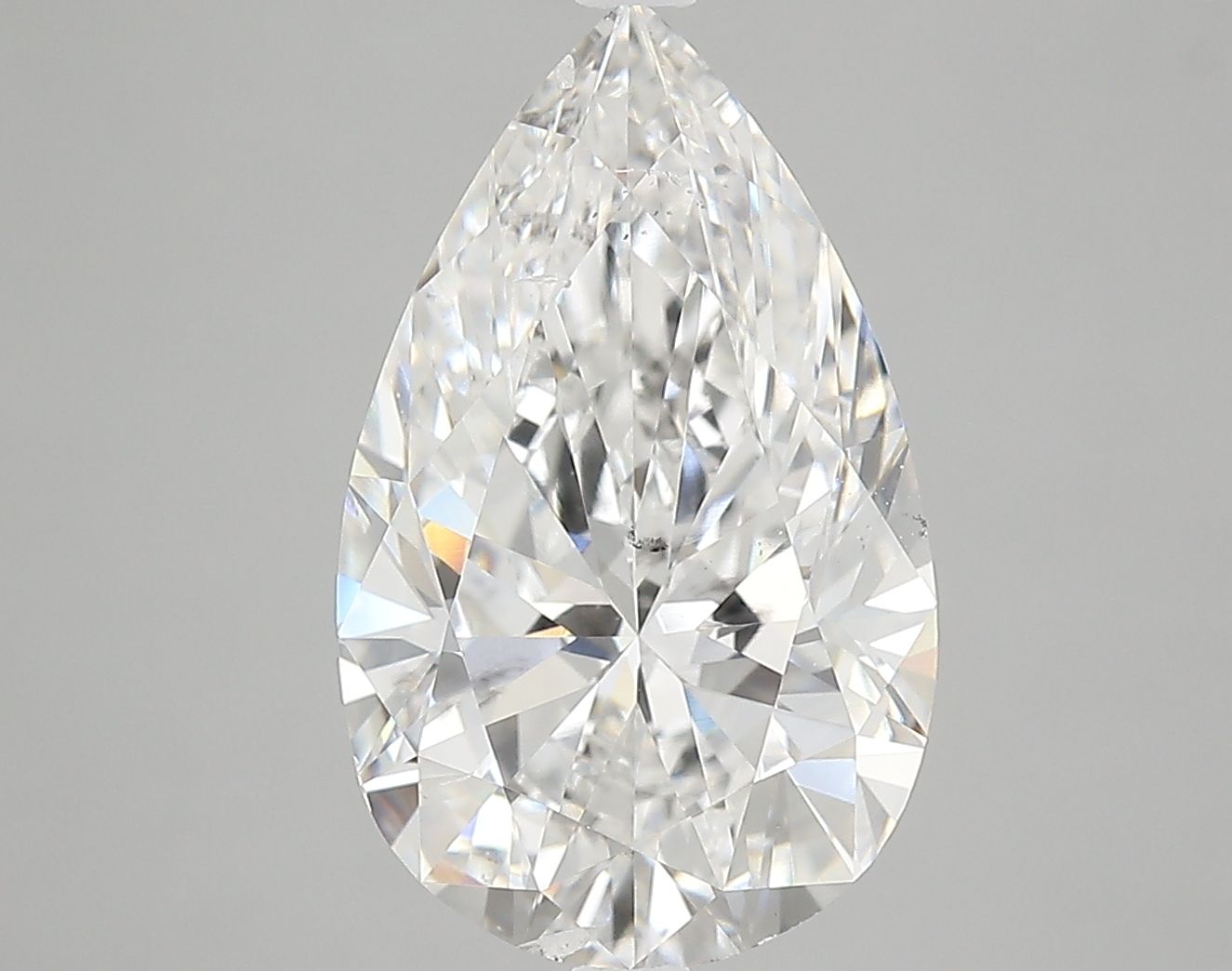 5.00 Carat E-SI1 Pear Lab Diamond