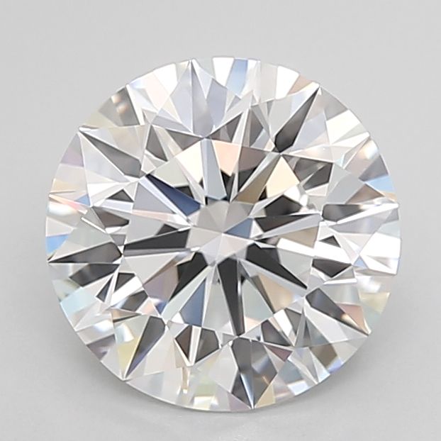 2.52 Carat D-IF Round Lab Diamond
