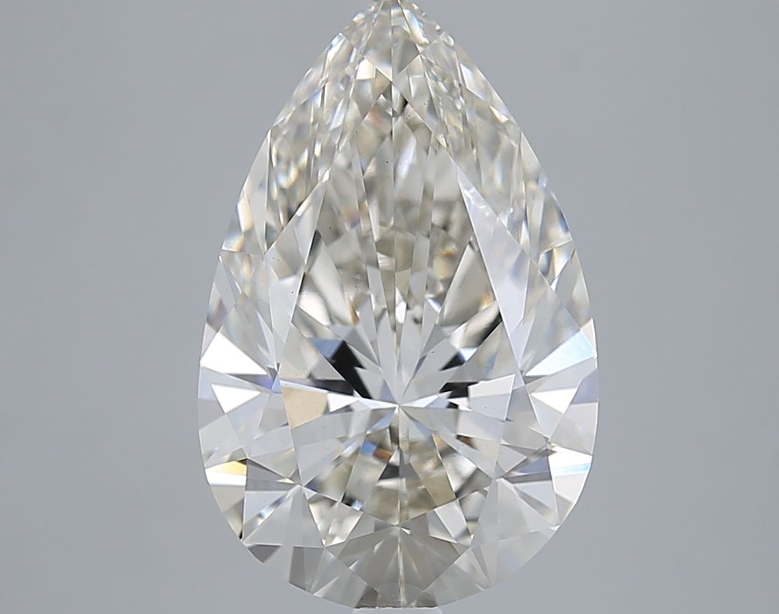 5.04 Carat J-VS1 Pear Lab Diamond