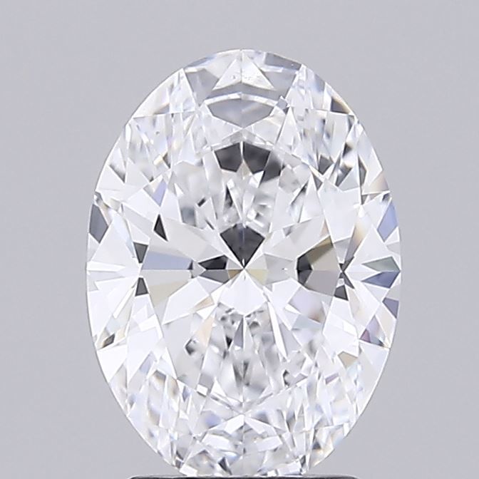 2.08 Carat D IF Oval Lab Diamond