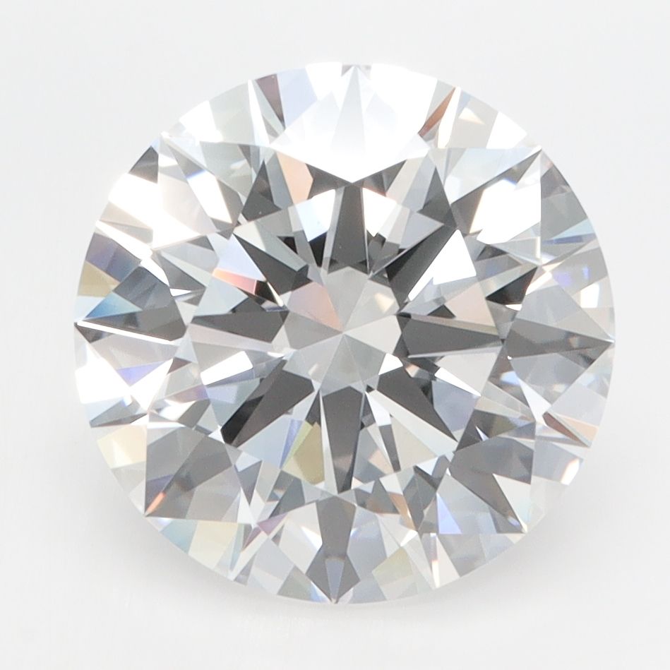 4.26 Carat D-IF Round Lab Diamond