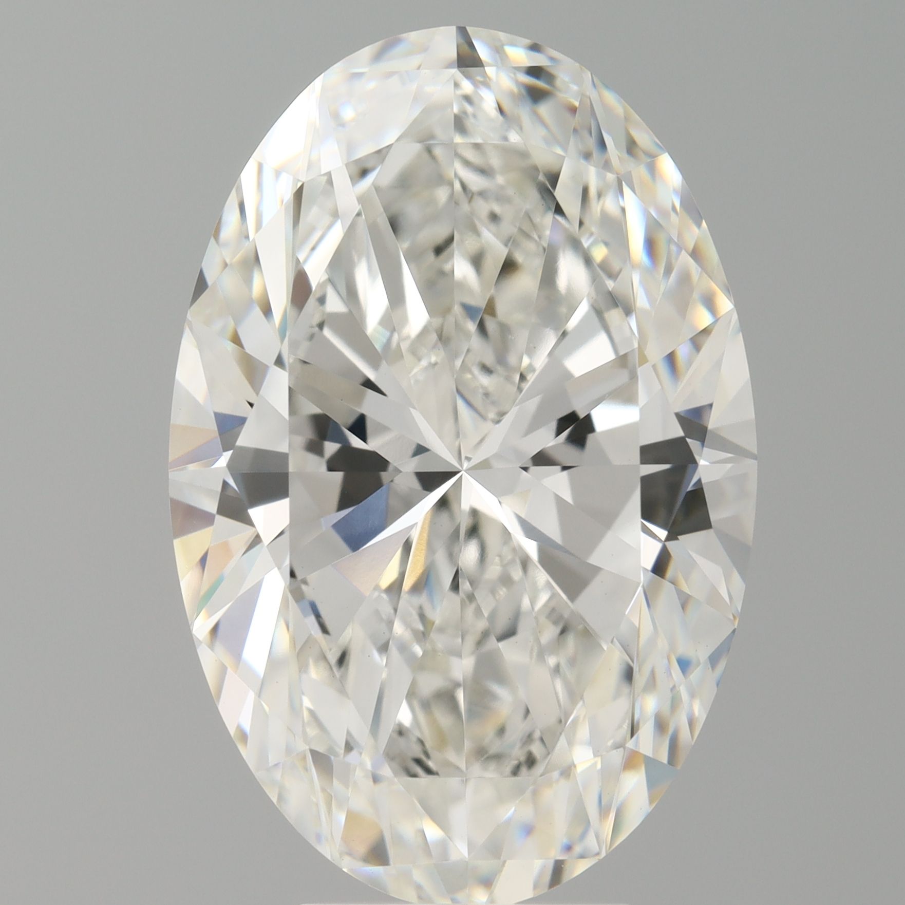 6.72 Carat F-VVS2 Oval Lab Diamond