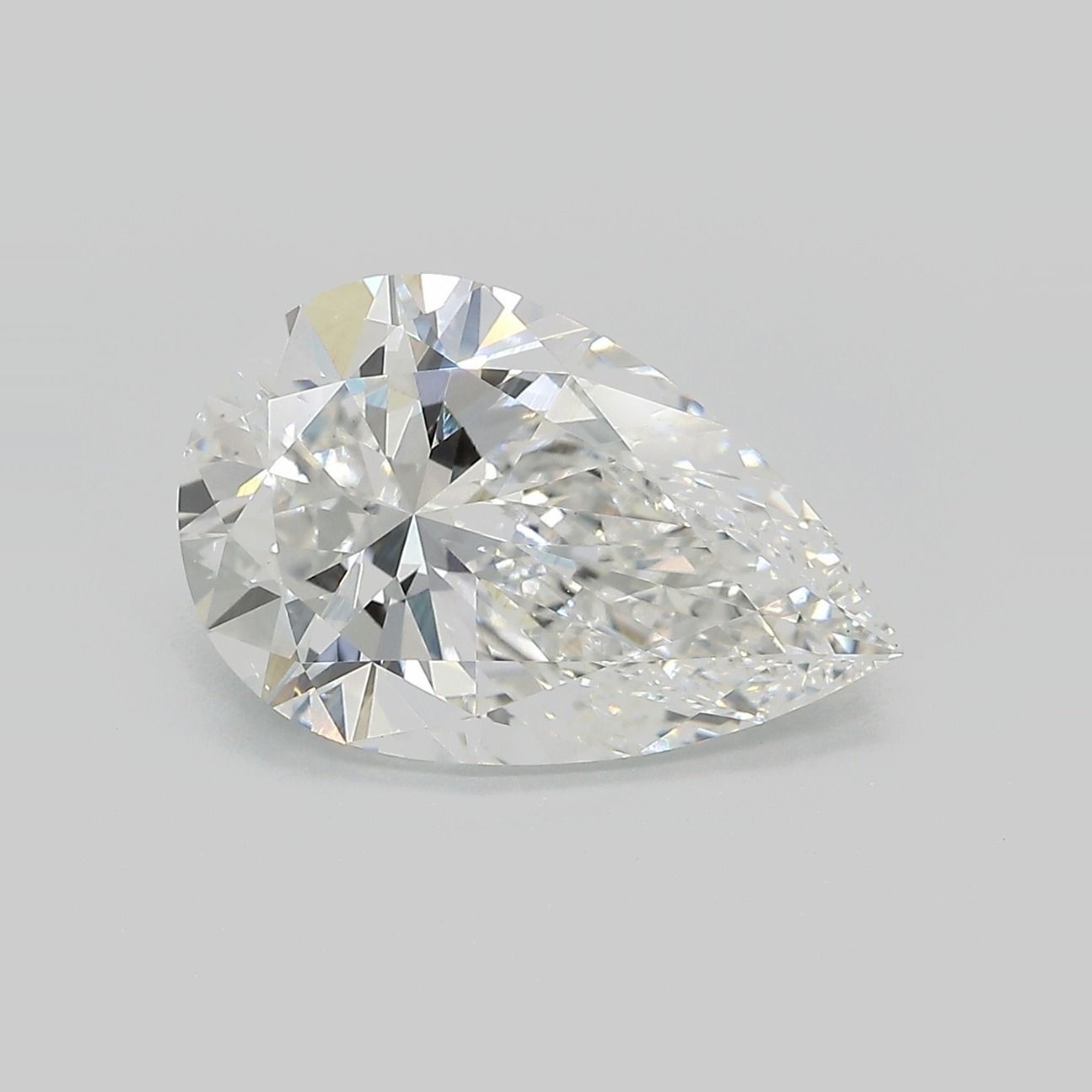 4.52 Carat E-VVS2 Pear Lab Diamond