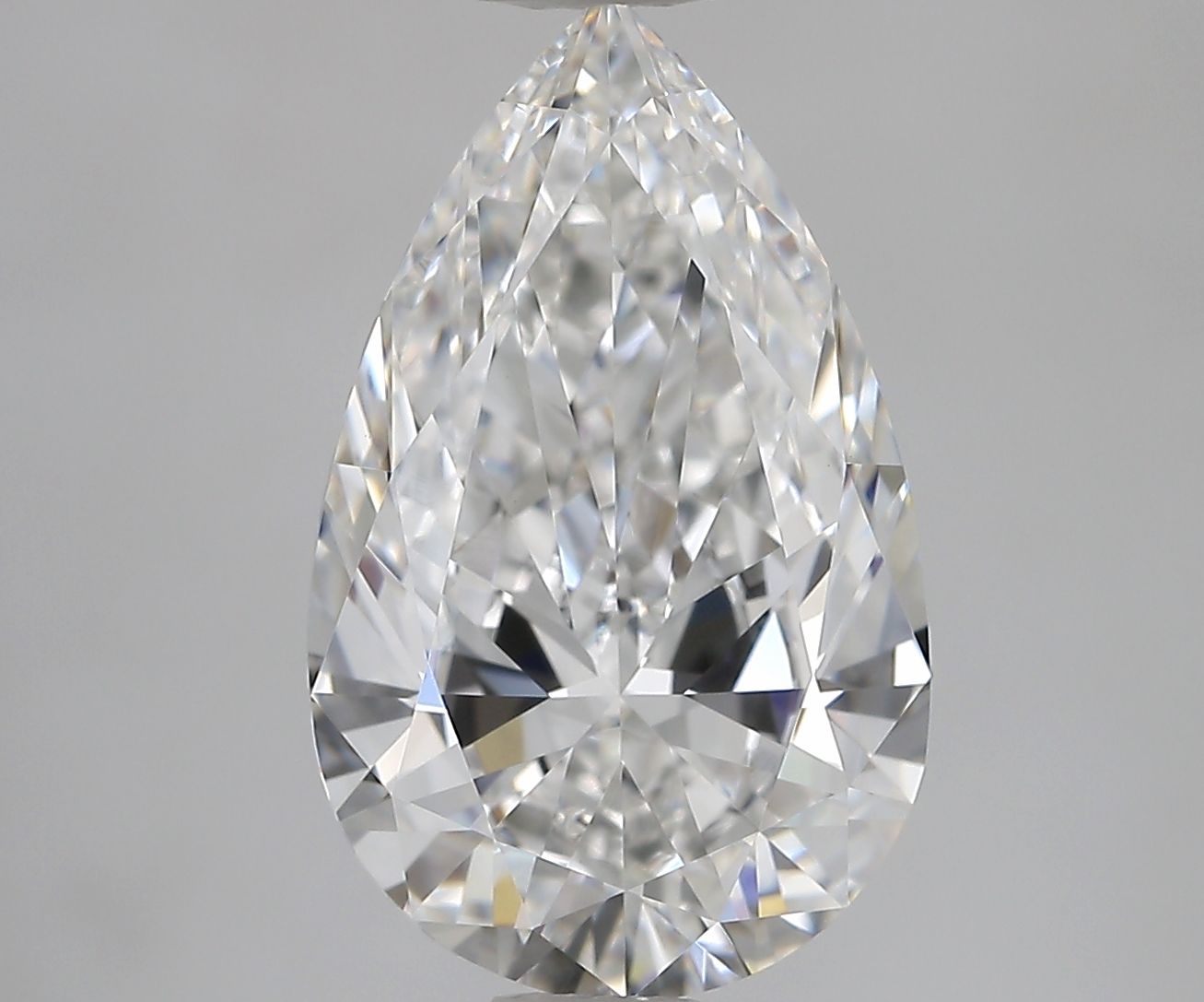2.44 Carat E-VVS2 Pear Lab Diamond
