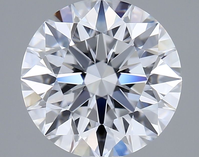 1.96 Carat D-VVS2 Round Lab Diamond