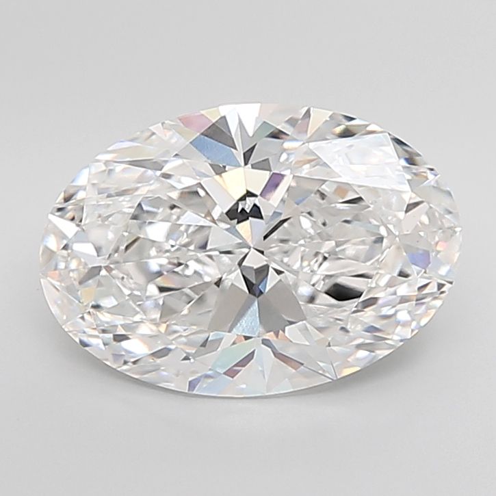 5.60 Carat E-VVS2 Oval Lab Diamond