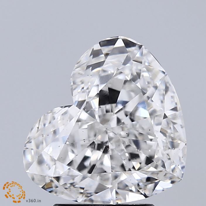 3.02 Carat F-SI1 Heart Lab Diamond