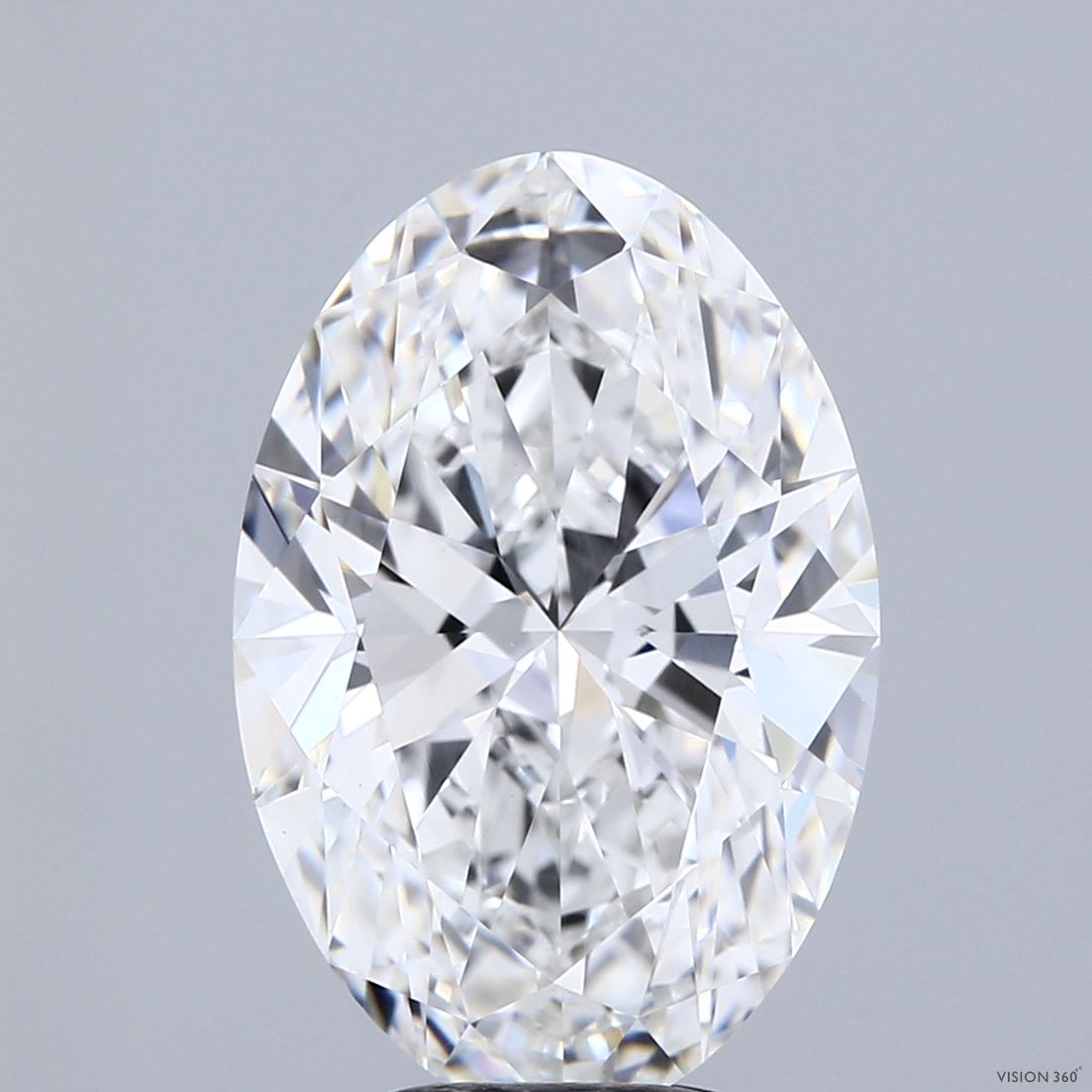 6.08 Carat E-VVS2 Oval Lab Diamond