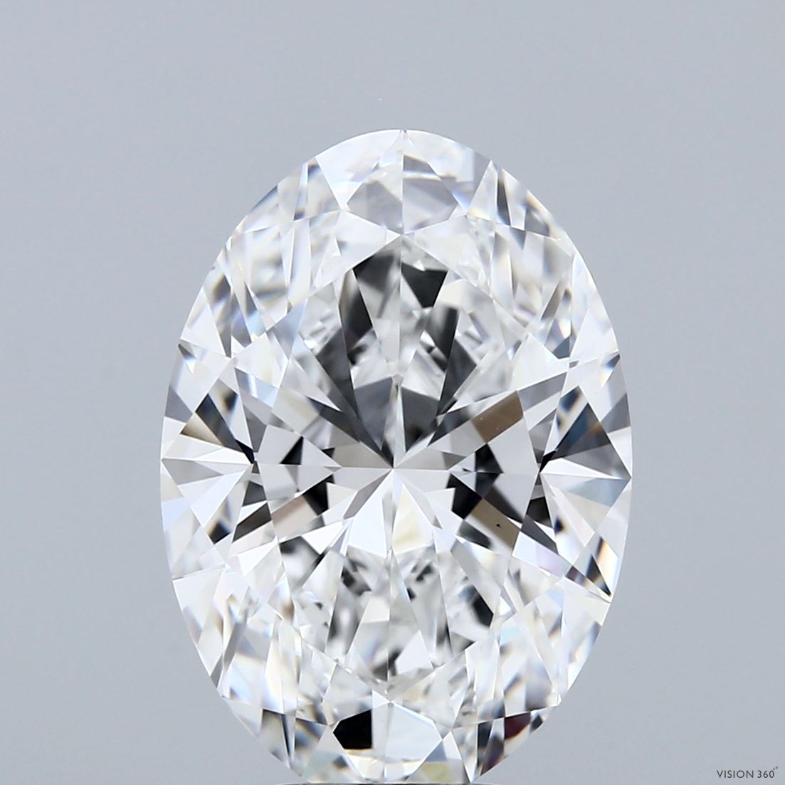 6.08 Carat E-VS1 Oval Lab Diamond