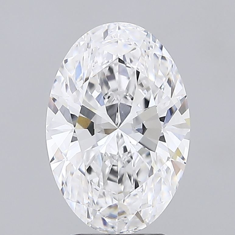 3.03 Carat D-VVS2 Oval Lab Diamond