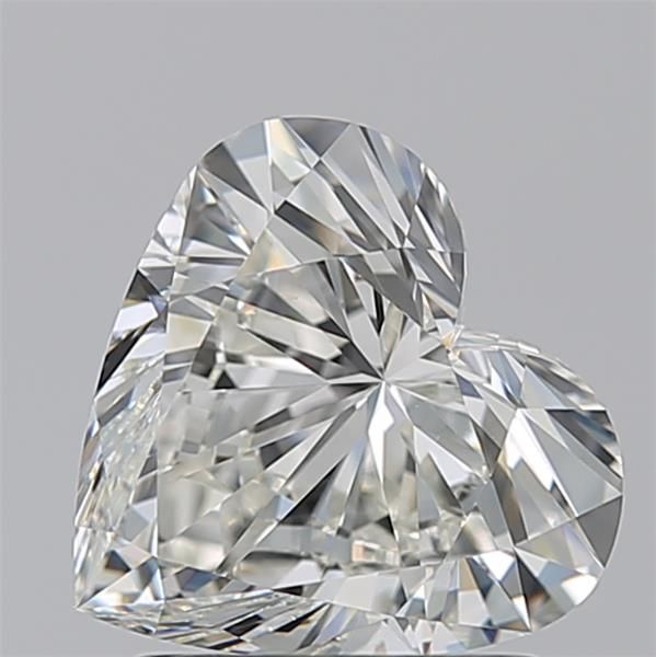 1.70 Carat J-VVS2 Heart Cut Diamond