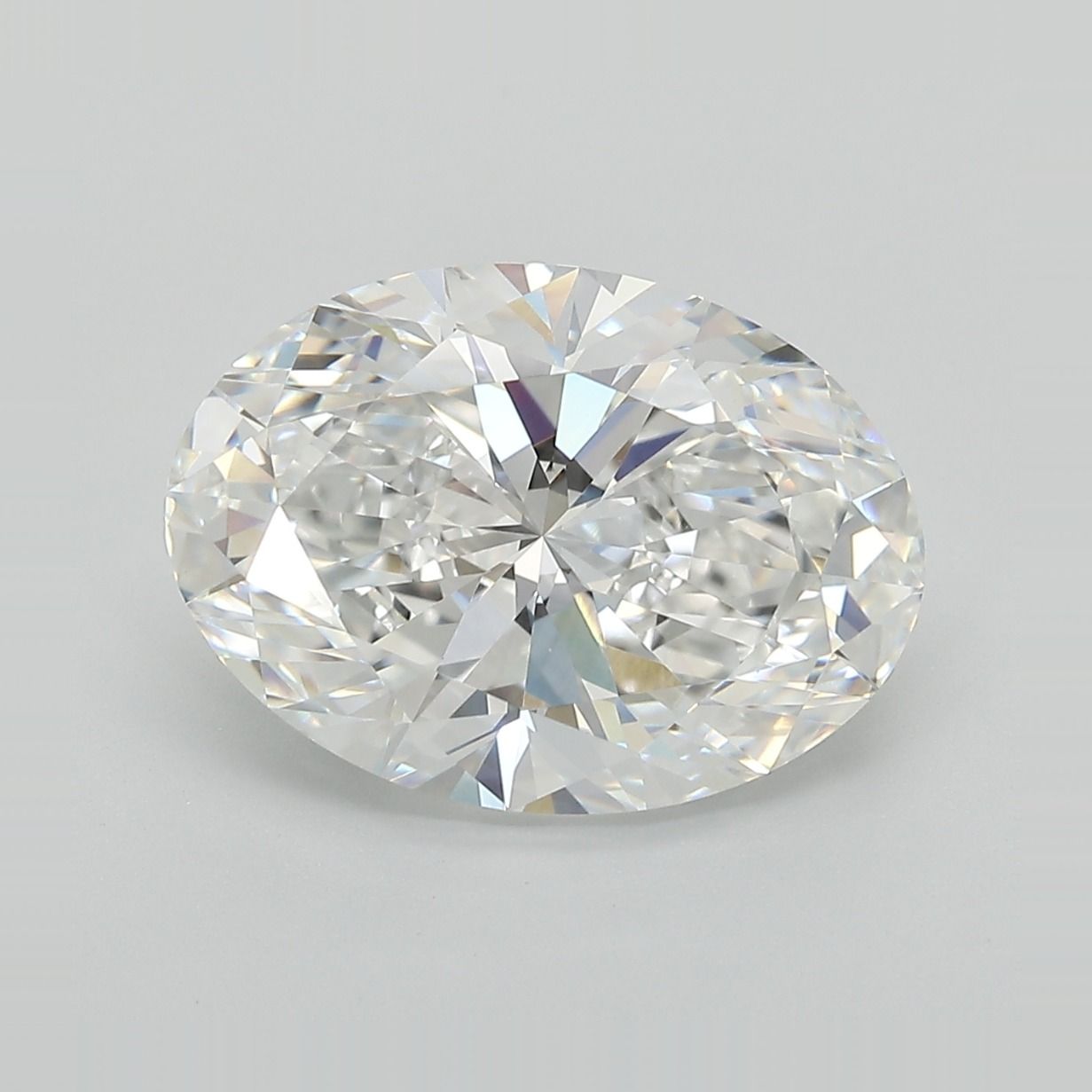 5.33 Carat E-VVS2 Oval Lab Diamond
