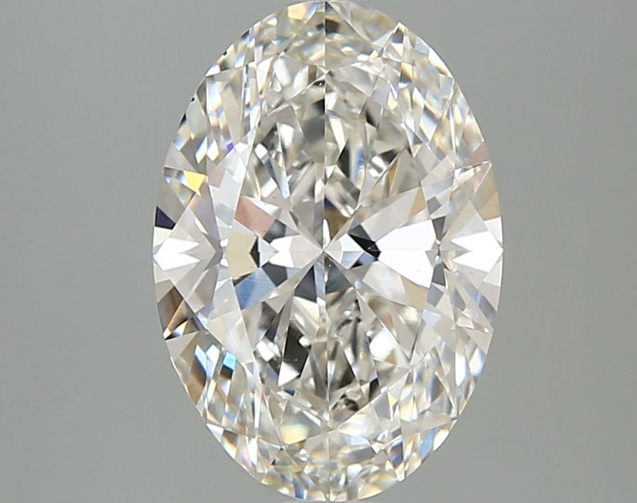 2.96 Carat H-VS1 Oval Lab Diamond