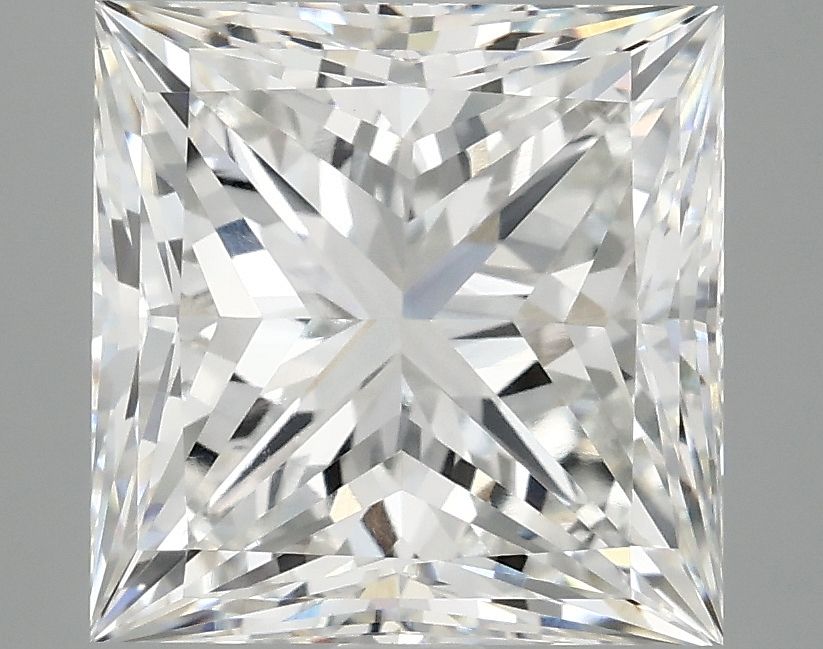 5.04 Carat F-VVS2 Princess Lab Diamond