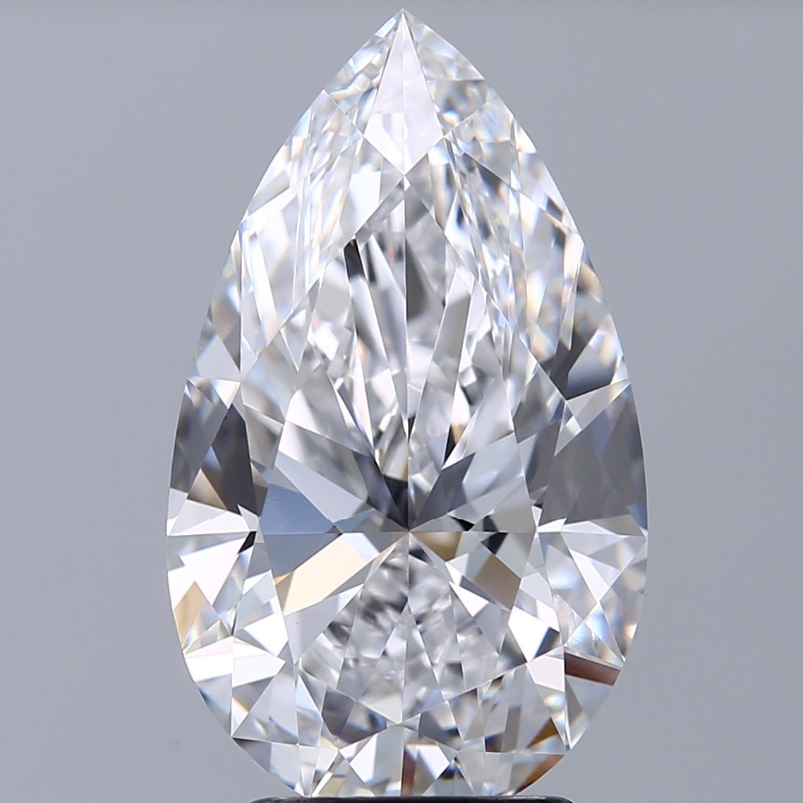 3.25 Carat D-VVS2 Pear Lab Diamond