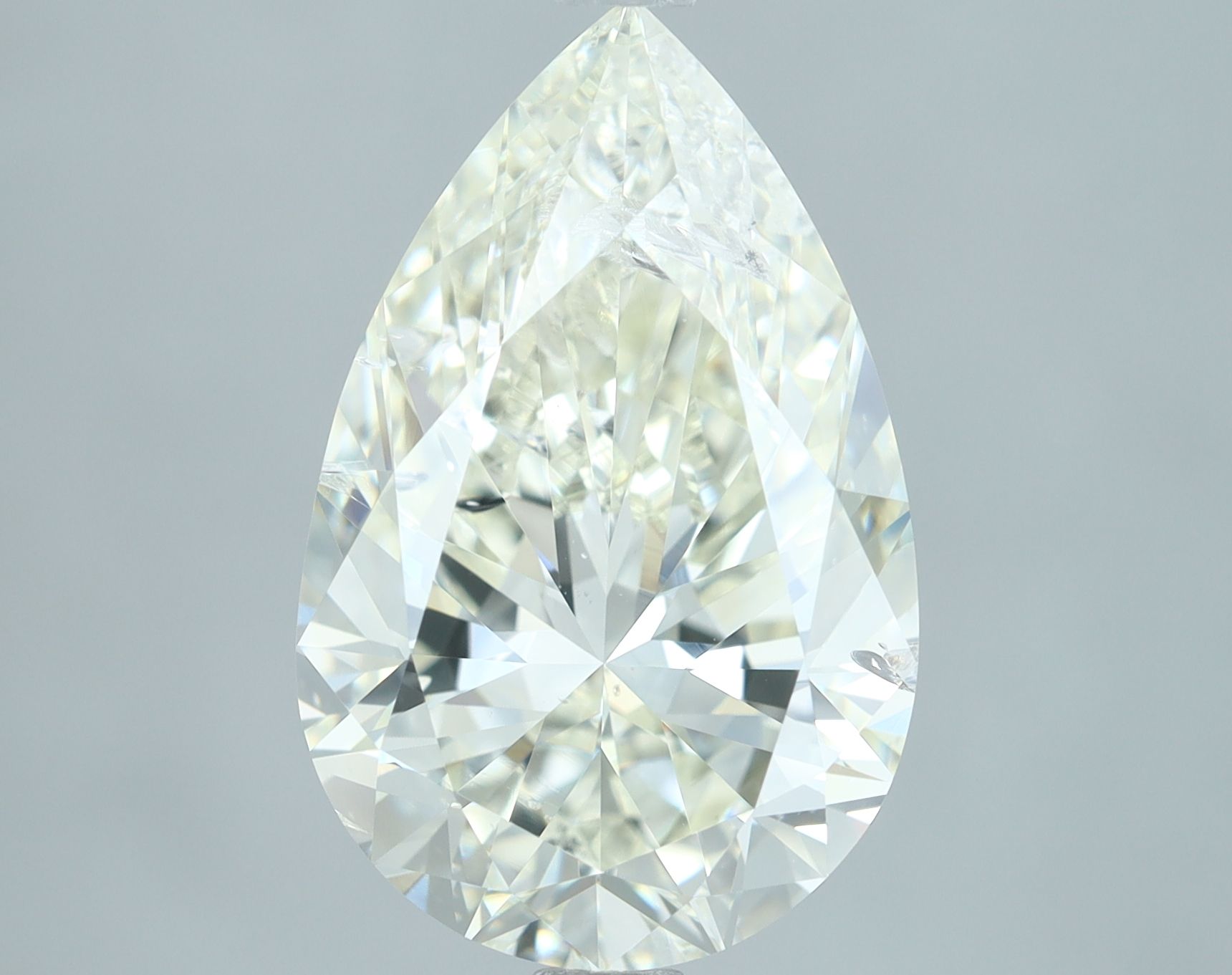 3.51 Carat I-SI2 Pear Cut Diamond