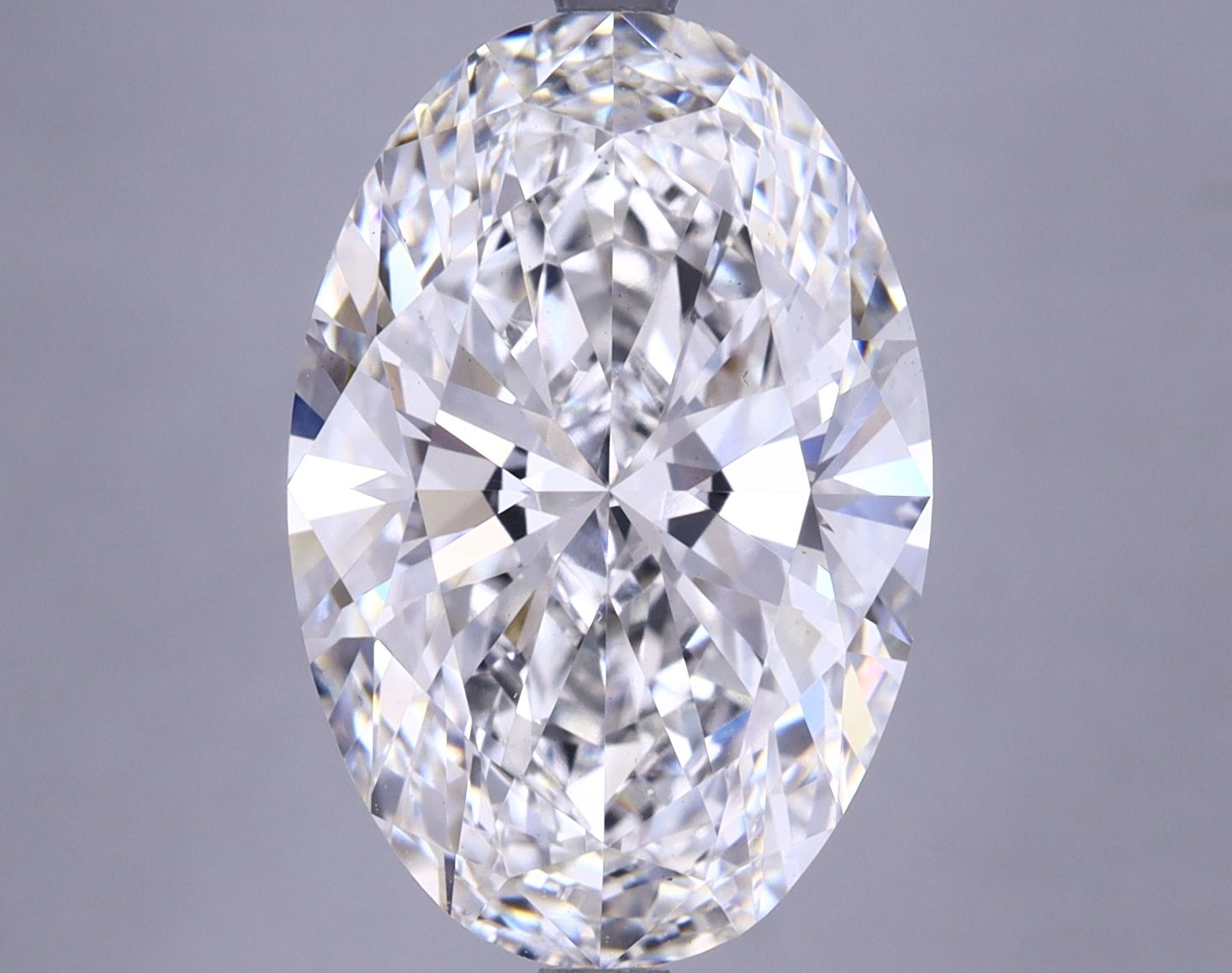 6.53 Carat F-VS1 Oval Lab Diamond
