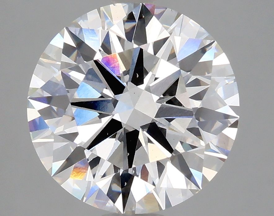 3.85 Carat F-VS2 Round Lab Diamond