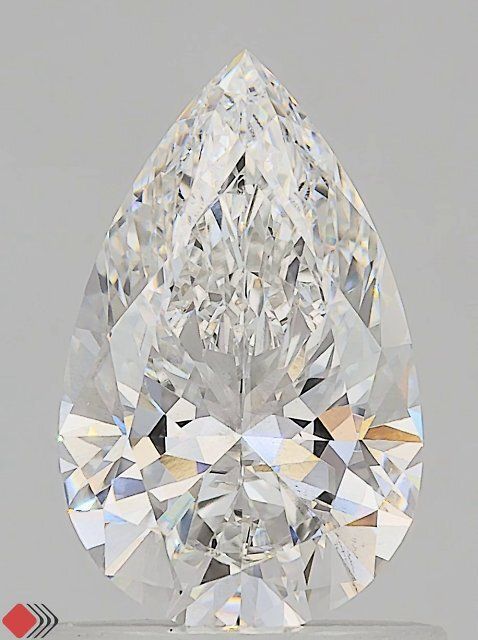 1.00 Carat E-VS1 Pear Lab Diamond