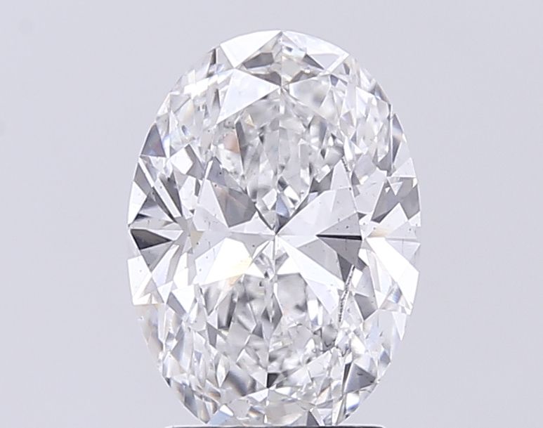 2.52 Carat F-SI1 Oval Lab Diamond