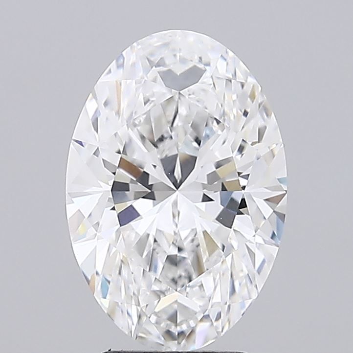4.00 Carat D-VVS2 Oval Lab Diamond