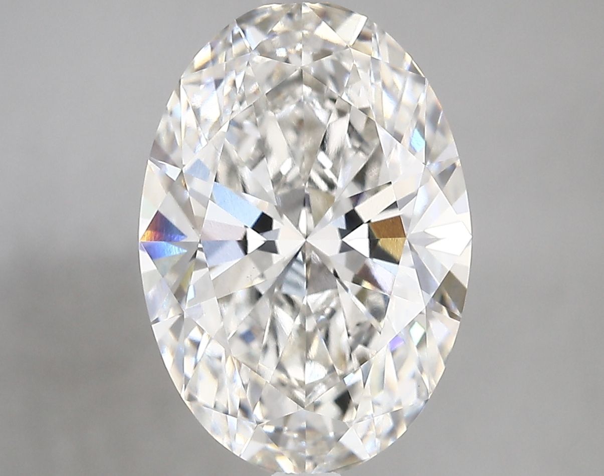 4.51 Carat F-VVS2 Oval Lab Diamond