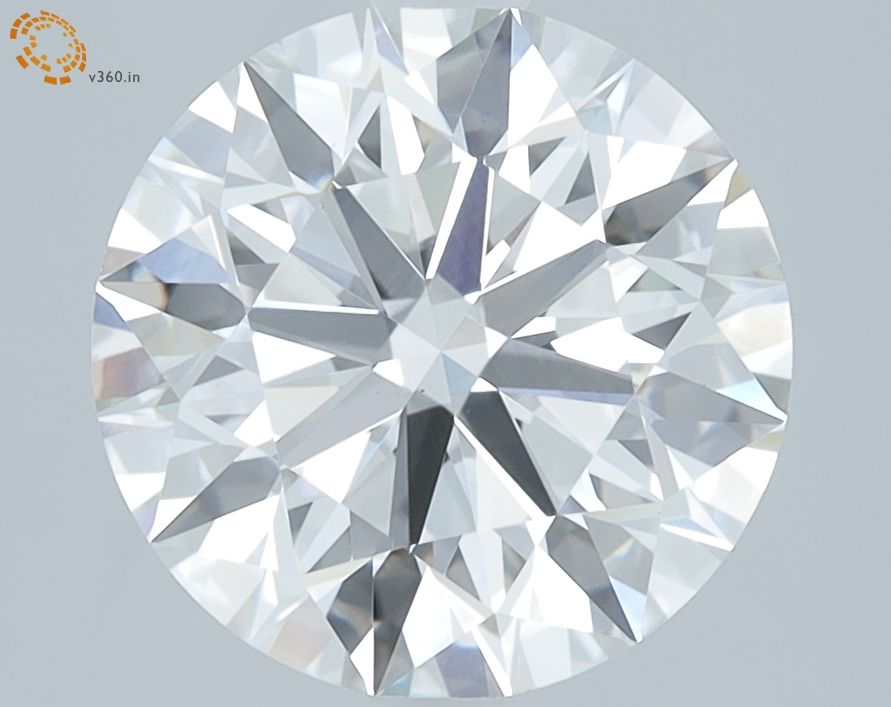 3.41 Carat G-VS1 Round Lab Diamond
