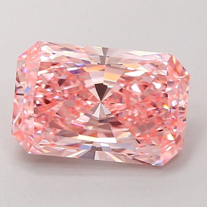 3.04 Carat Radiant Cut Fancy Pink