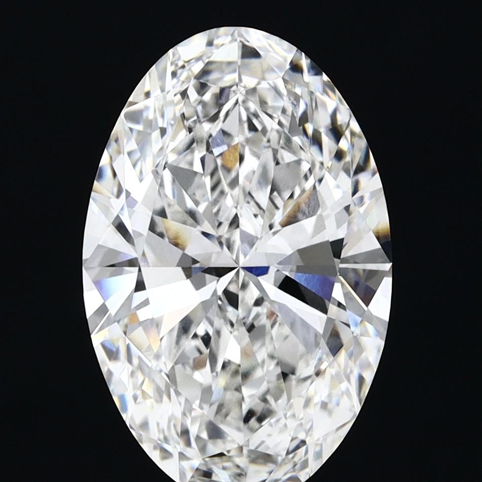 10.02 Carat F-VVS2 Oval Lab Diamond