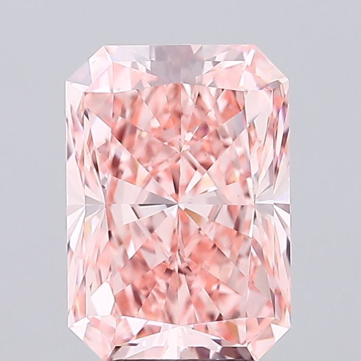 4.00 Carat Radiant Cut Fancy Pink