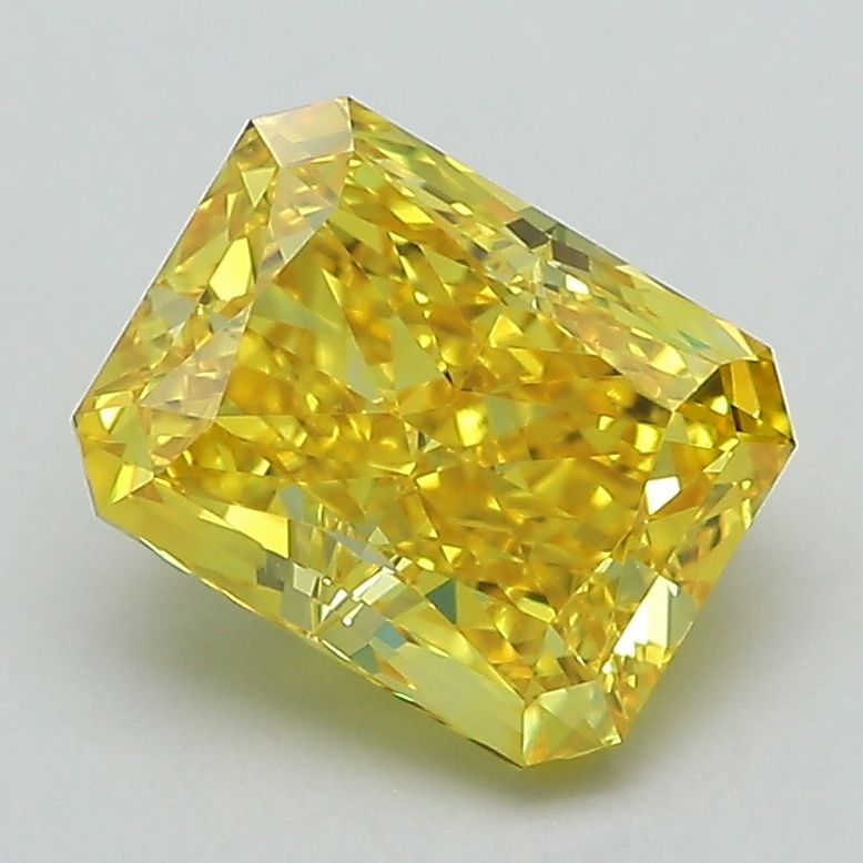 2.25 Carat Radiant Cut Fancy Yellow