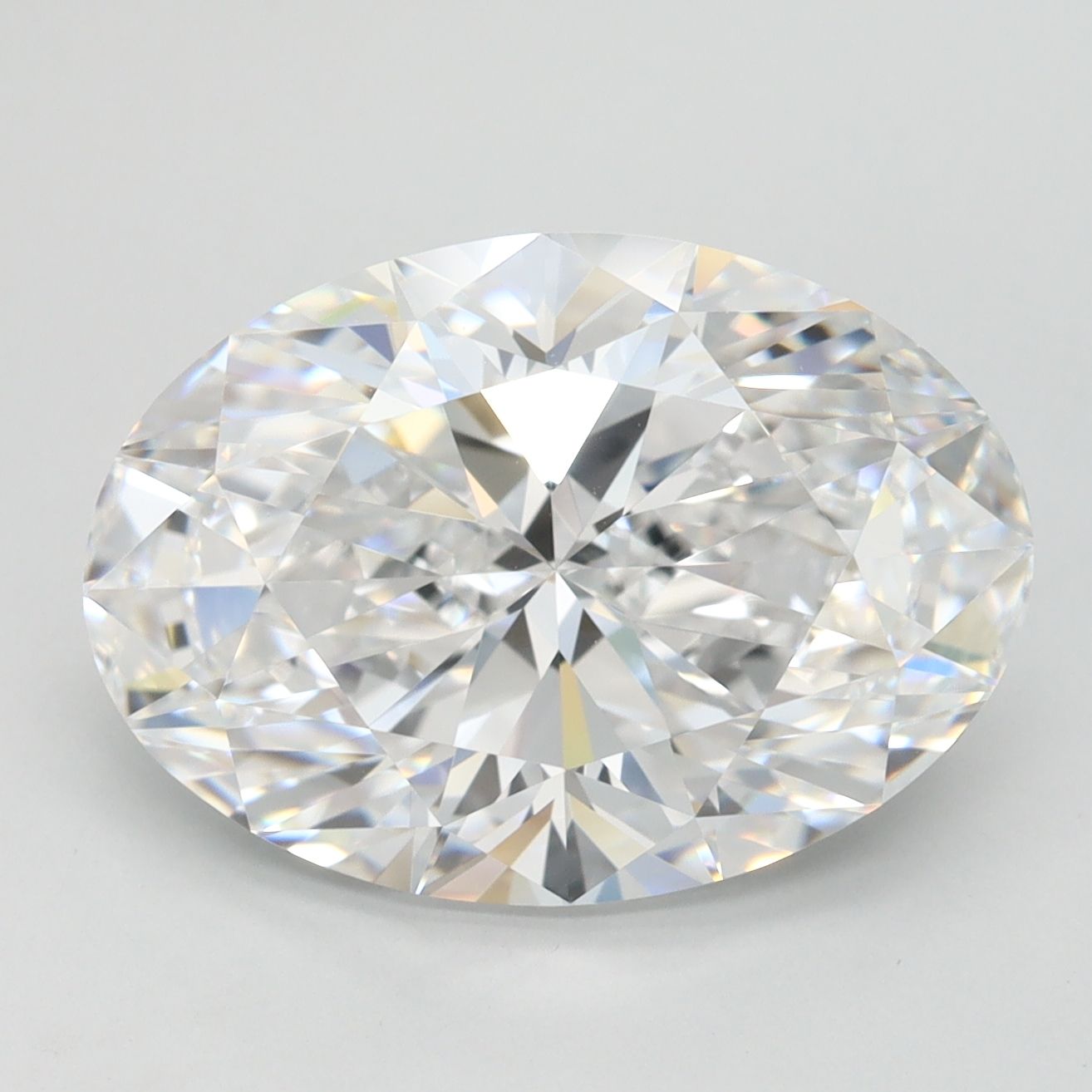 5.02 Carat D-FL Oval Lab Diamond