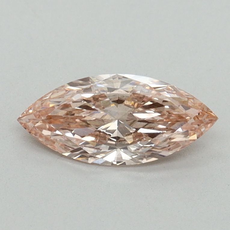 0.52 Carat Marquise Cut Fancy Pink