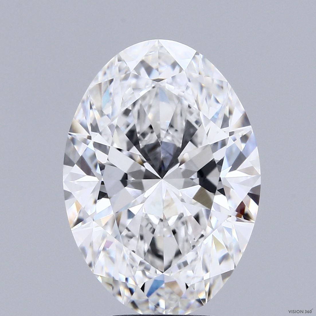 6.07 Carat D-VVS2 Oval Lab Diamond