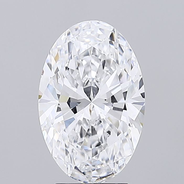 3.03 Carat D-VVS2 Oval Lab Diamond
