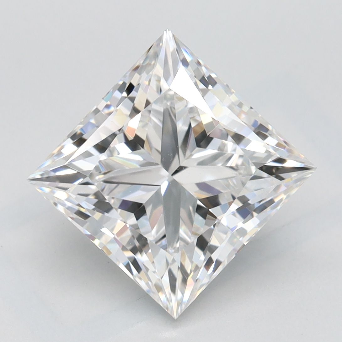 3.07 Carat D-VVS1 Princess Lab Diamond