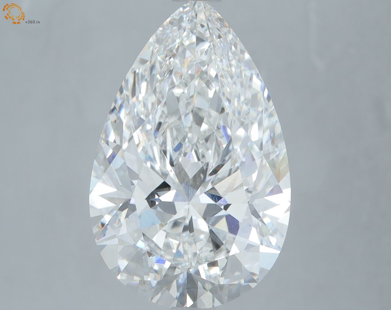 5.08 Carat E-VVS2 Pear Lab Diamond